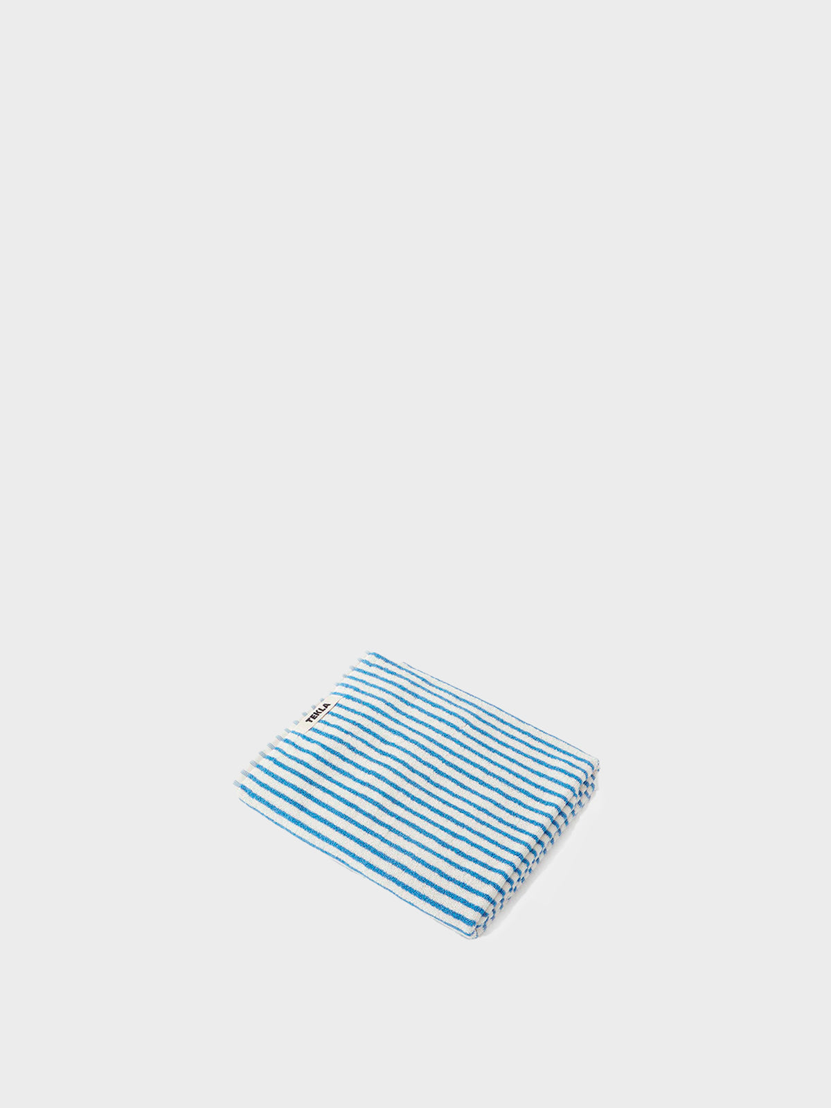 Tekla - Washcloth in Coastal Blue Stripes