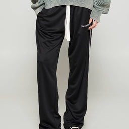 Cole Buxton - Piped Track Pants in Black