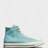 Converse - Chuck 70 High Top Canvas Sneakers in Vernal Pool, Egret and Black