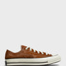 Converse - Chuck 70 Low Top Pony Hair Sneakers in Brown and Egret