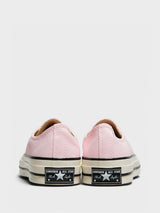 Converse - Chuck 70 Low Top Canvas Sneakers in Pink Frosting, Egret and Black