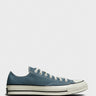 Converse - Chuck 70 Low Top Canvas Sneakers in Newtral Teal, Egret, Black