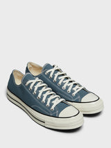 Converse - Chuck 70 Low Top Canvas Sneakers in Newtral Teal, Egret, Black