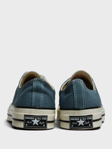 Converse - Chuck 70 Low Top Canvas Sneakers in Newtral Teal, Egret, Black