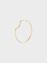 Maria Black - Copenhagen 50 Hoop Earring with Gold Plating