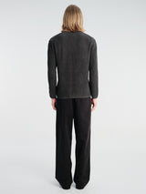 C.P. Company - Cotton Gabardine Boxy Pleats Pants in Black