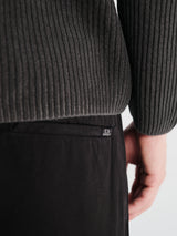 C.P. Company - Cotton Gabardine Boxy Pleats Pants in Black