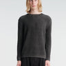 C.P. Company - Cotton Chenille Knitwear Crew Neck in Raven