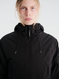 C.P. Company - Pro-Tek Primaloft® Silver Hooded Jacket in Black
