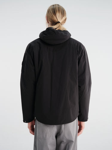 C.P. Company - Pro-Tek Primaloft® Silver Hooded Jacket in Black