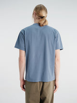 Dancer - Italic Logo Tee Light Blue in Light Blue