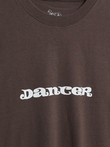Dancer - 70's Logo T-shirt in Brown