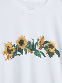 Dancer - Sunflower T-shirt in White