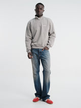 Dancer - Half Zip Sweatshirt Grey in Grey