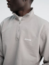 Dancer - Half Zip Sweatshirt Grey in Grey