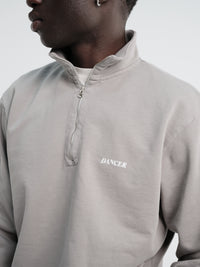 Dancer - Half Zip Sweatshirt Grey in Grey