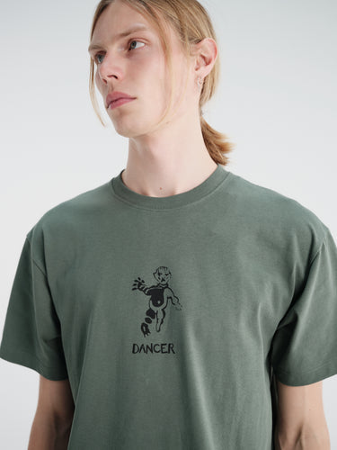 Dancer - Og Logo Tee Green in Green