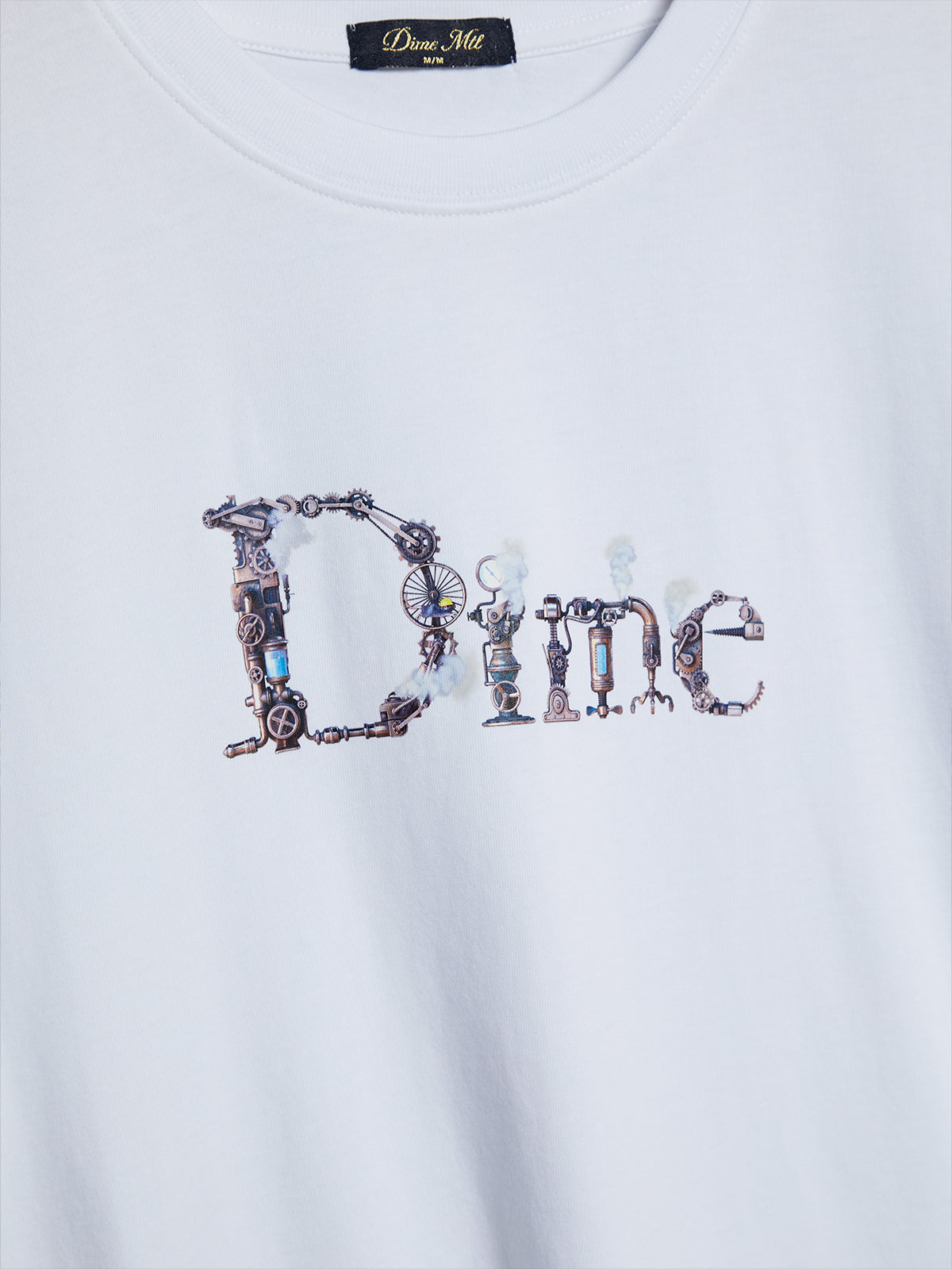 Dime - Classic Steampunk T-Shirt in White