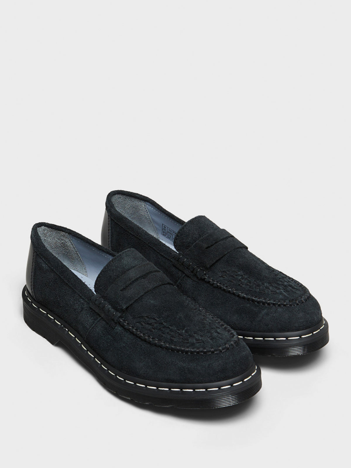 Dr. Martens - Penton Creeper NBHD Shoes in Black Hairy Suede