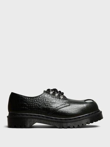 Dr. Martens - 1461 Steel Toe 3 Eye Shoes in Forest Green