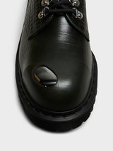 Dr. Martens - 1461 Steel Toe 3 Eye Shoes in Forest Green