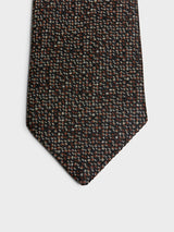 Dries Van Noten - Classic Wool and Silk Tie in Rust