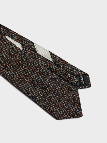 Dries Van Noten - Classic Wool and Silk Tie in Rust