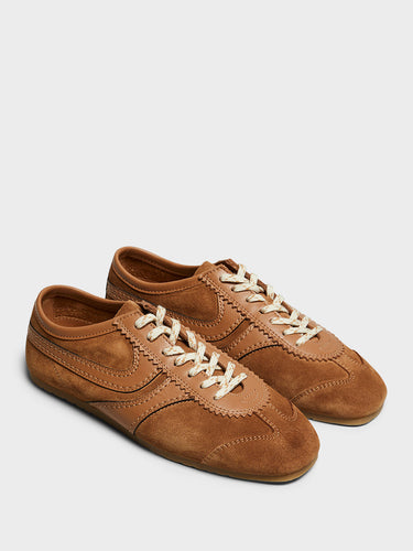 Dries Van Noten - Suede Sneakers in Tan