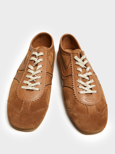 Dries Van Noten - Suede Sneakers in Tan