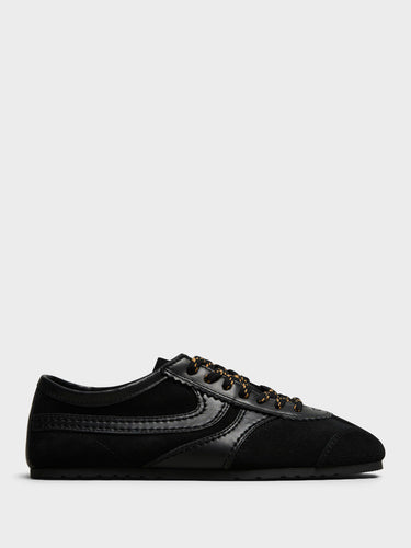 Dries Van Noten - Suede Sneakers in Black