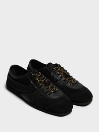 Dries Van Noten - Suede Sneakers in Black