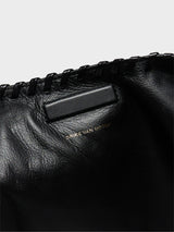 Dries Van Noten - Large Leather Tote Bag in Black
