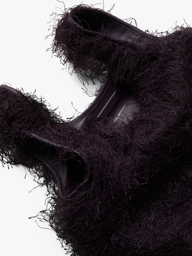 Dries Van Noten - Ruffled Tote Bag in Black