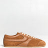 Dries Van Noten - Leather-Trimmed Suede Sneakers in Tan