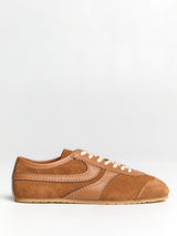 Dries Van Noten - Leather-Trimmed Suede Sneakers in Tan