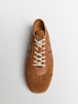 Dries Van Noten - Leather-Trimmed Suede Sneakers in Tan