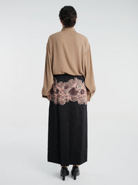 Dries Van Noten - Sentista Long 4354 W.W.Skirt Black in Black