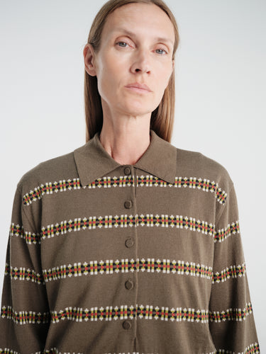 Dries Van Noten - Tunos 4700 W.K.Polo Forest in Forest
