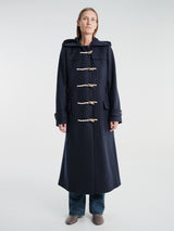 Dries Van Noten - Ruffle 4216 W.W.Coat Nav in Navy