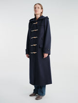 Dries Van Noten - Ruffle 4216 W.W.Coat Nav in Navy
