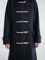 Dries Van Noten - Ruffle 4216 W.W.Coat Nav in Navy