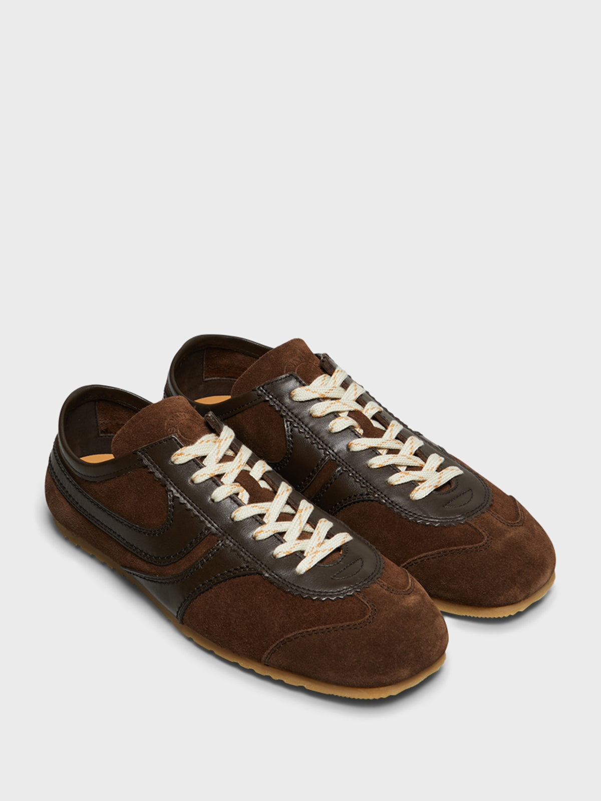 Dries Van Noten - Suede Sneakers in Dark Brown