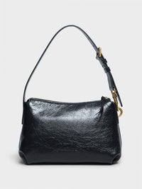 Dries Van Noten - Small Leather Shoulder Bag in Black