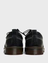 Dr. Martens - Lowell Shoes in Black, Kinsley Tumble and Buttersoft Hairy Suede