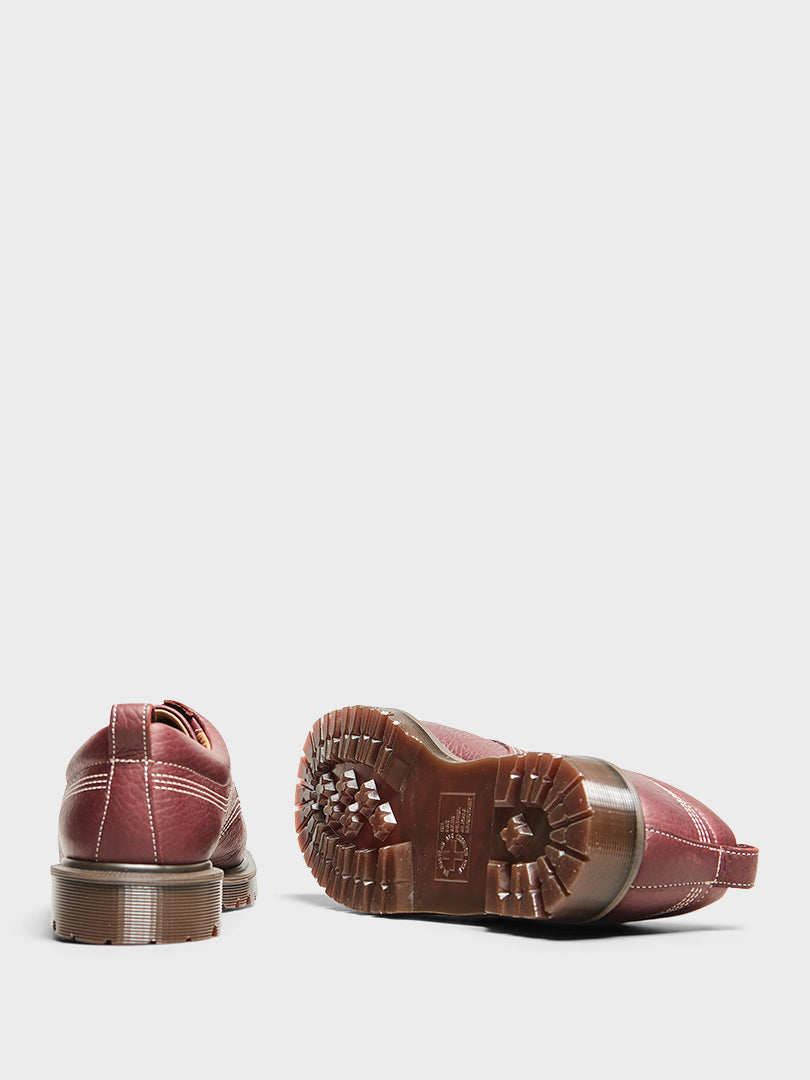 Martens Lowell Eye Shoes in Russet Red