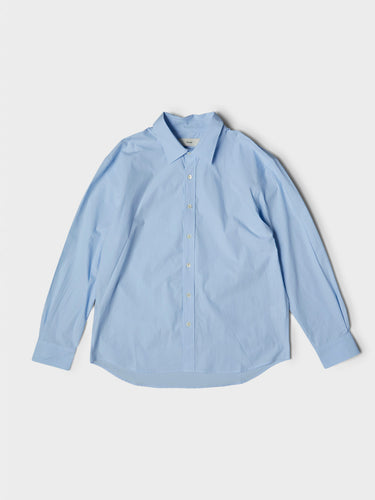 Dunst - Unisex Soft Poplin BD Shirt in Soft Blue