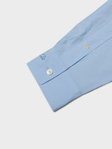 Dunst - Unisex Soft Poplin BD Shirt in Soft Blue