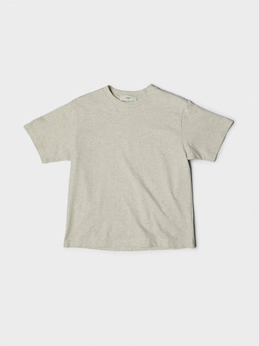 Unisex Loose T-shirt in Oatmeal Melange