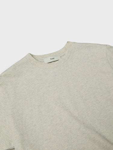Unisex Loose T-shirt in Oatmeal Melange