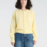 Dunst - Unisex Crewneck Knit Cardigan in Lemon Butter